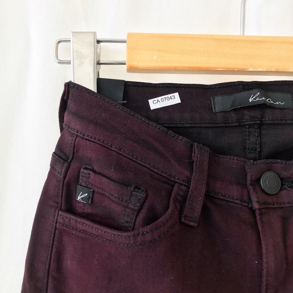 Kancan wine skinny jegging jeans (flaw) Size 23 - Picture 4 of 12